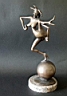09 'The Girl on the Ball', 14 x 5 x 23 cm, bronze, 2010.JPG